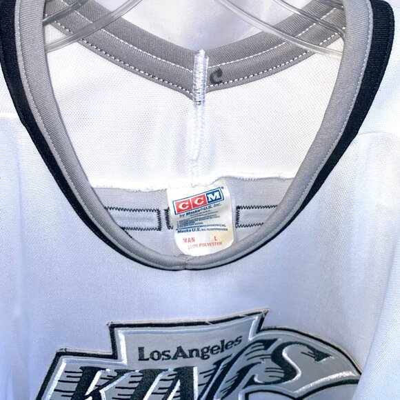 Vtg 1992 CCM NHL LA Kings Wayne Gretzky Jersey SZ L - Picture 2 of 4